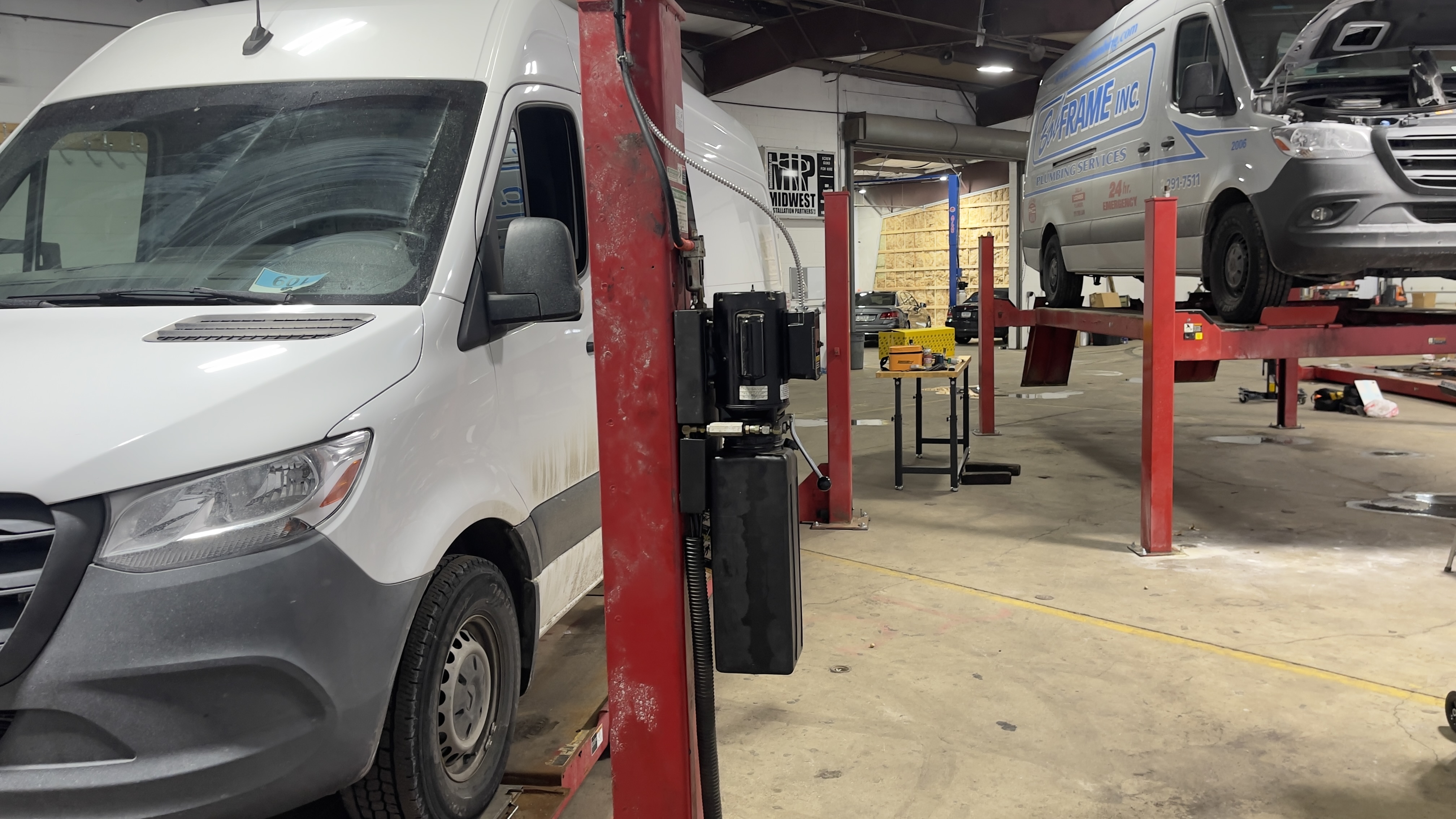 Sprinter van repair service at Benz Tech
